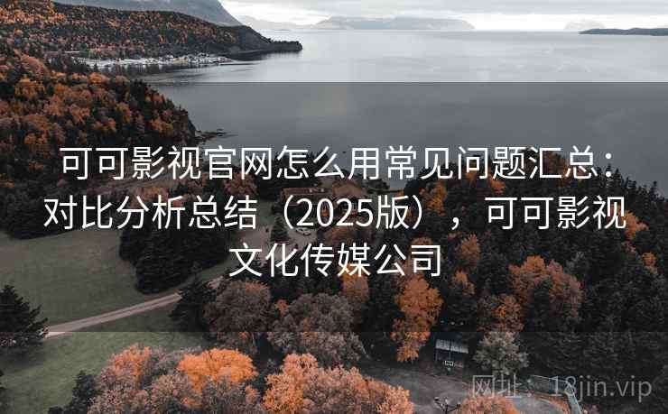 可可影视官网怎么用常见问题汇总:对比分析总结(2025版),可可影视文化传媒公司