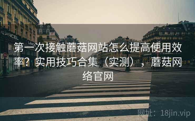第一次接触蘑菇网站怎么提高使用效率？实用技巧合集（实测），蘑菇网络官网